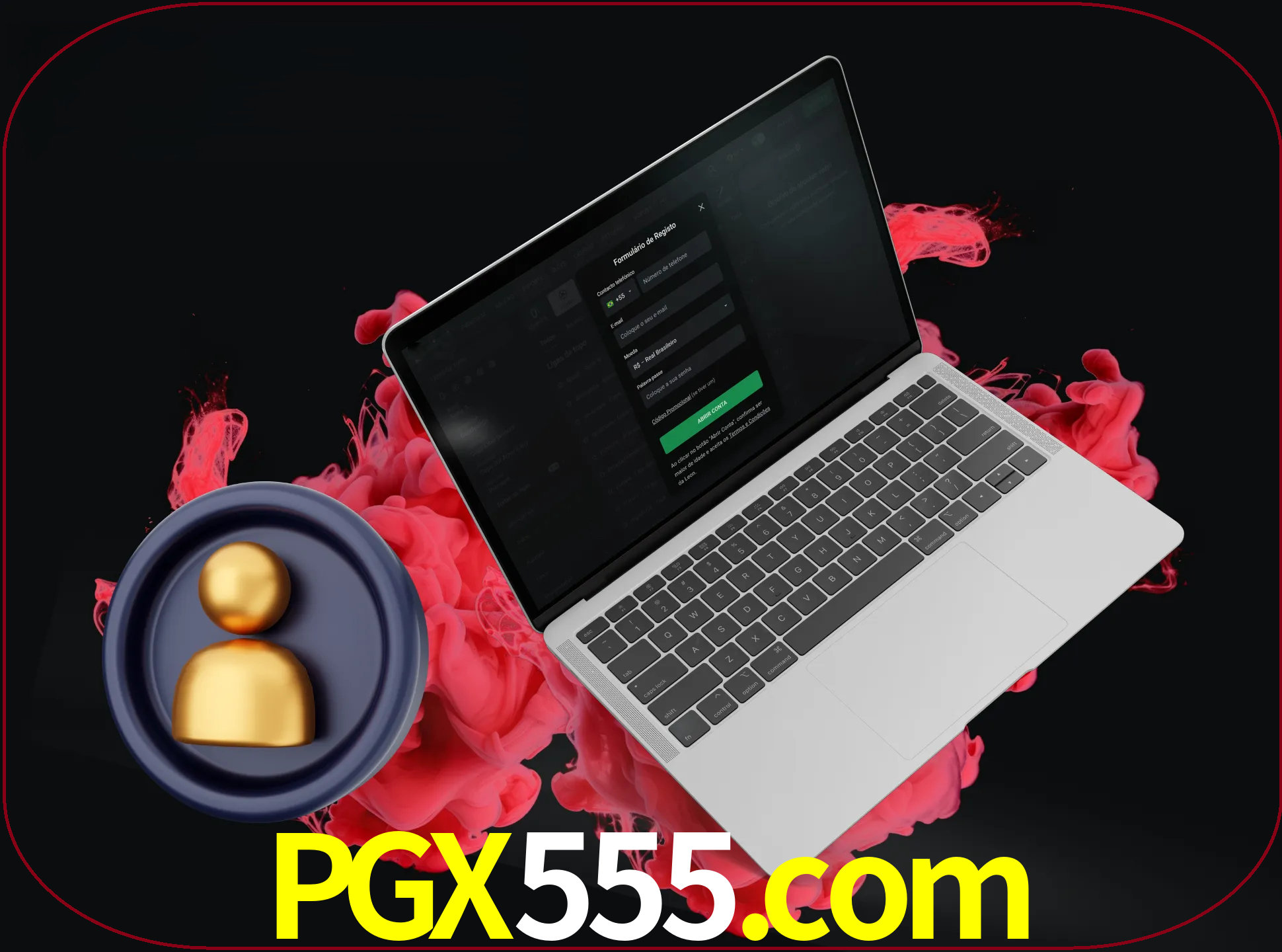 No cabeçalho do site pgx555, clique no botão que o levará a um formulário especial onde terá de introduzir as suas informações actuais.