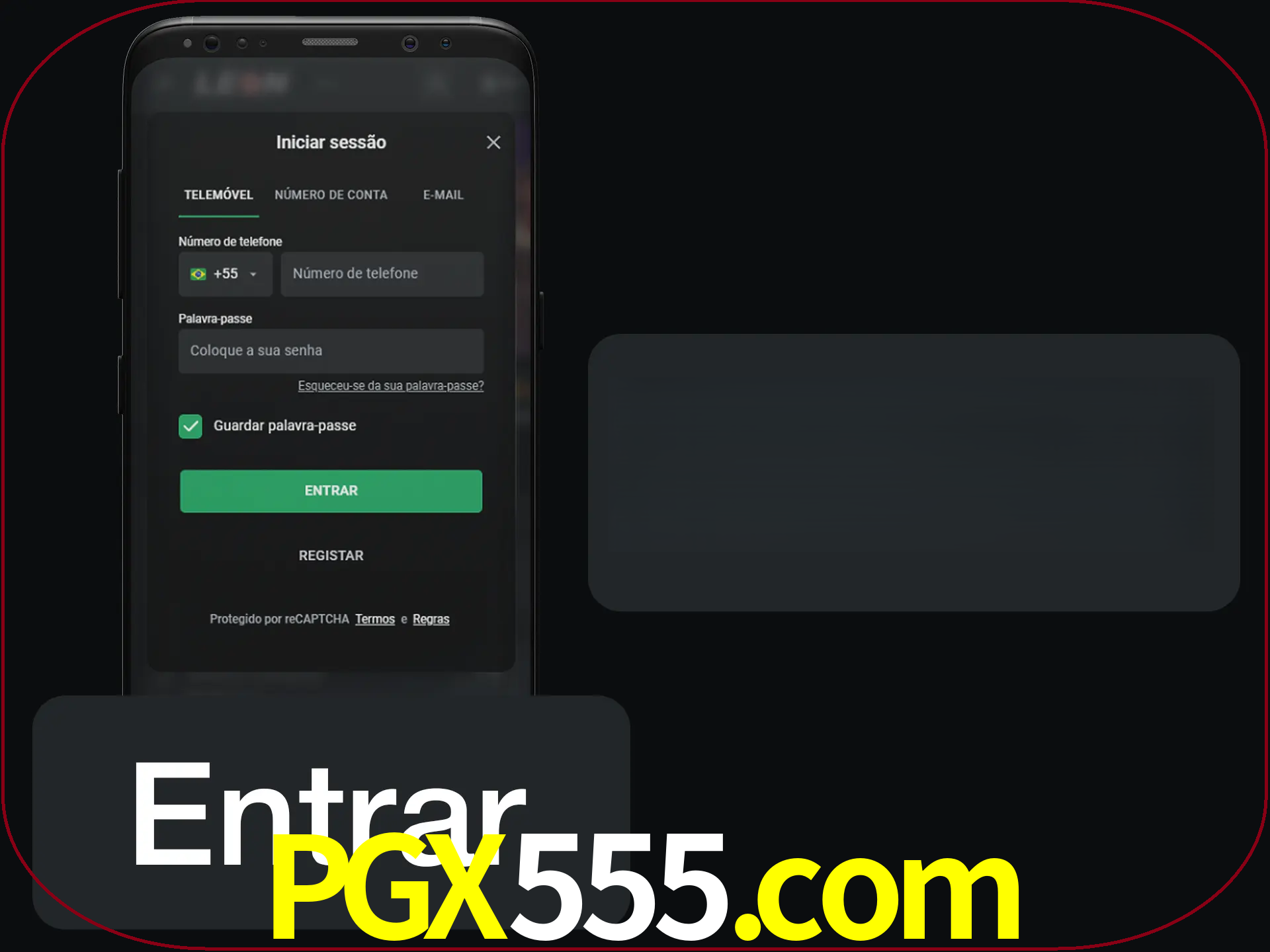 Faça o login para começar a apostar e jogar no cassino.
