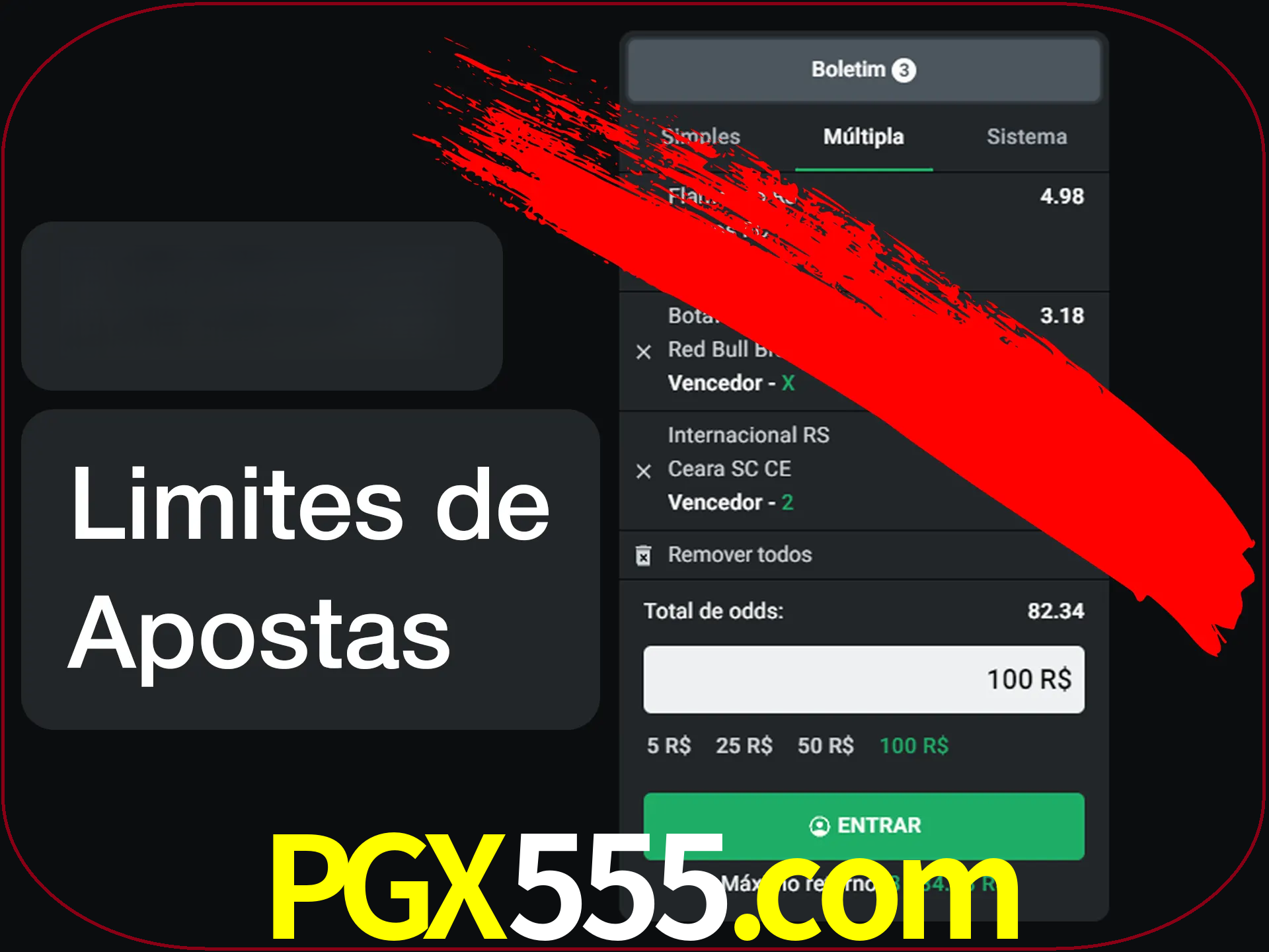 Não faça apostas loucas.
